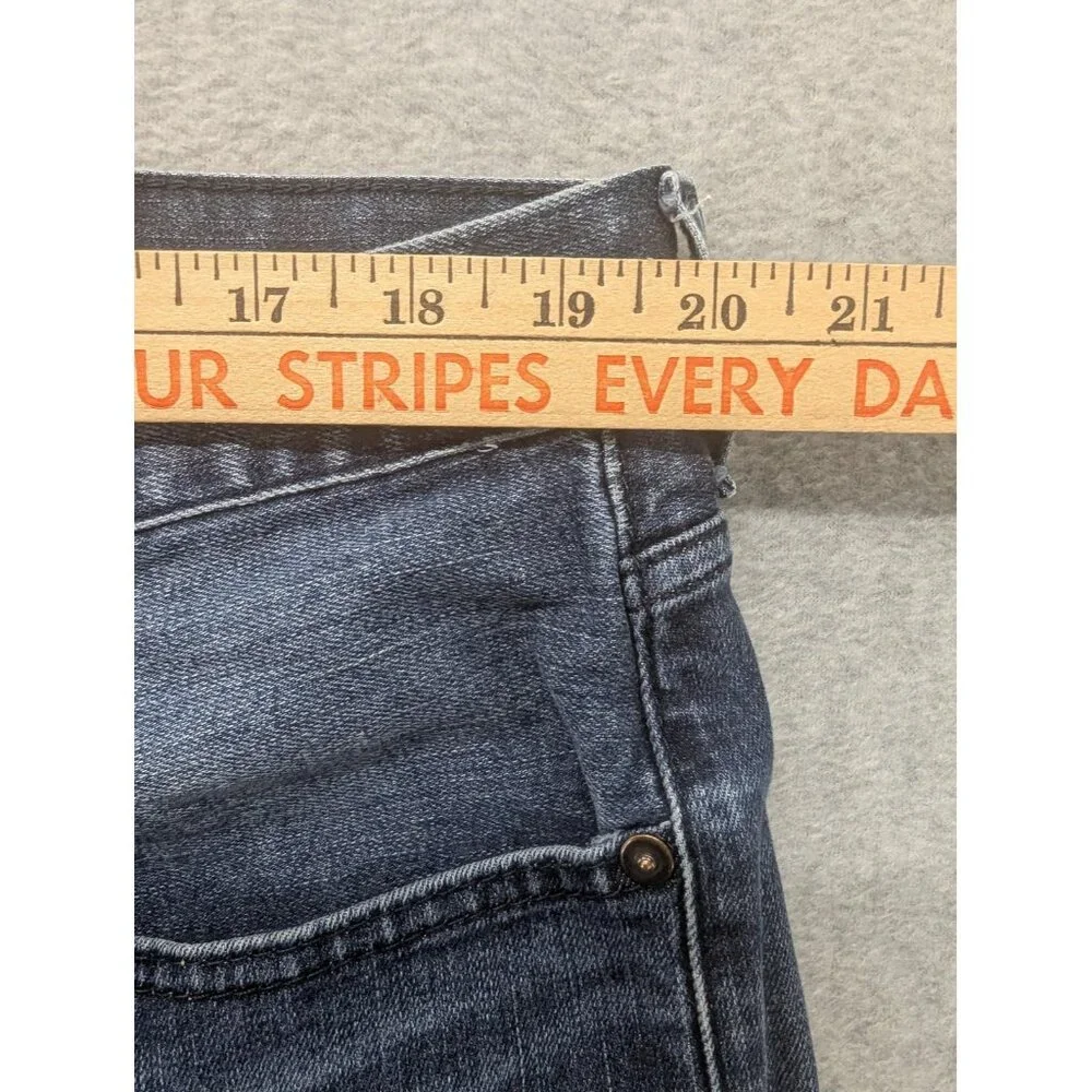 Cremieux Jeans Mens 40x30 Blue Slim Fit Stretch Denim Classic Straight Leg Pants
